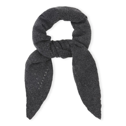 Beta Studios - Nilo Medium Triangle Scarf, Dark Grey Melange