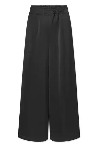 Rue De Tokyo - Phillie Pants Heavy Viscose Satin, Black