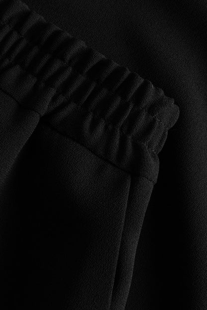 MKDT - Palmira Crepe Georgette Pants, Black