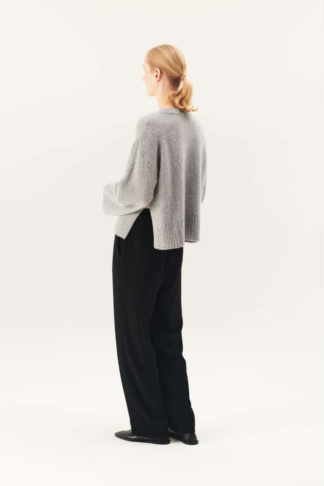 Rue de Tokyo - Palla Heavy Crepe Pants, Black