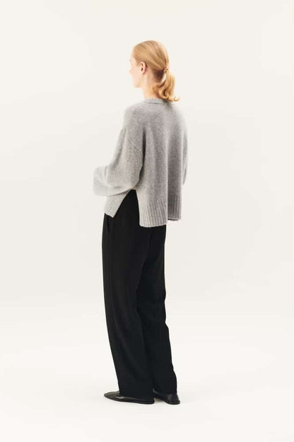 Rue de Tokyo - Palla Heavy Crepe Pants, Black