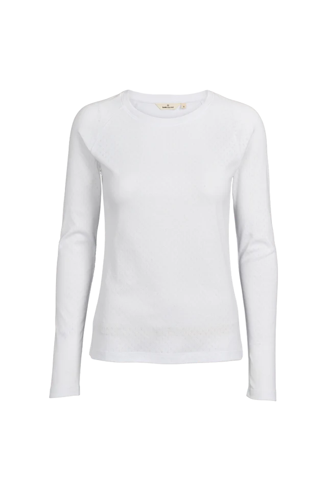 Basic Apparel - Arense LS Tee, White