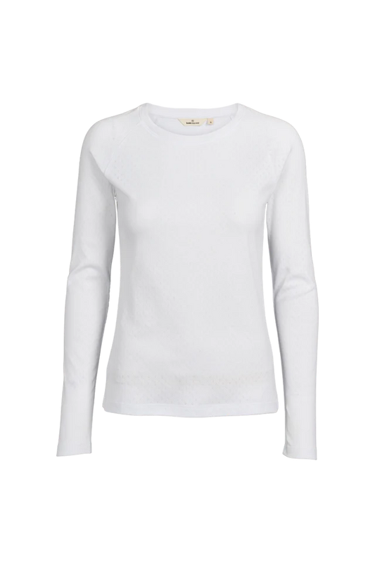 Basic Apparel - Arense LS Tee, White