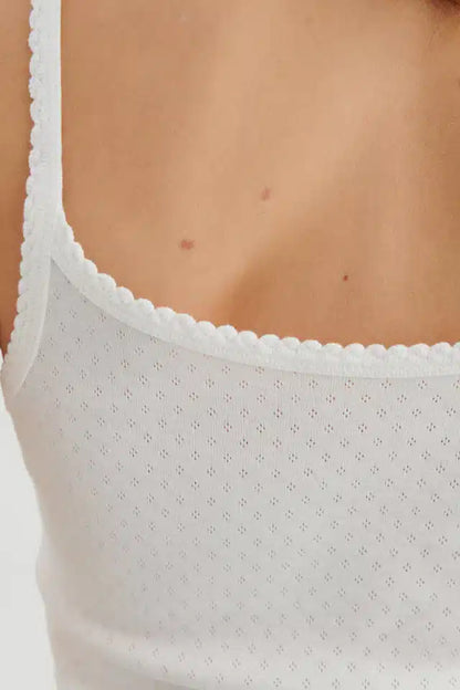 Basic Apparel - Arense Strap Top, White