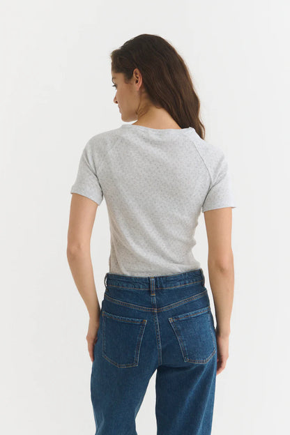 Basic Apparel - Arense Tee, Light Grey Mel.