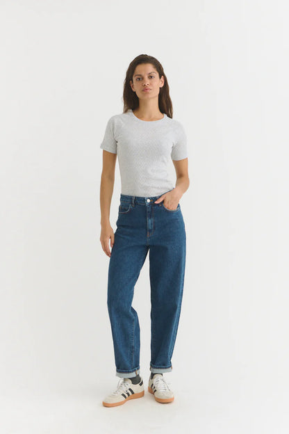 Basic Apparel - Arense Tee, Light Grey Mel.