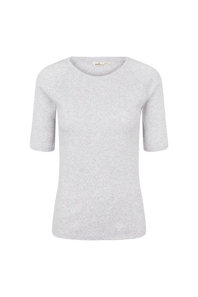 Basic Apparel - Arense Tee, Light Grey Mel.