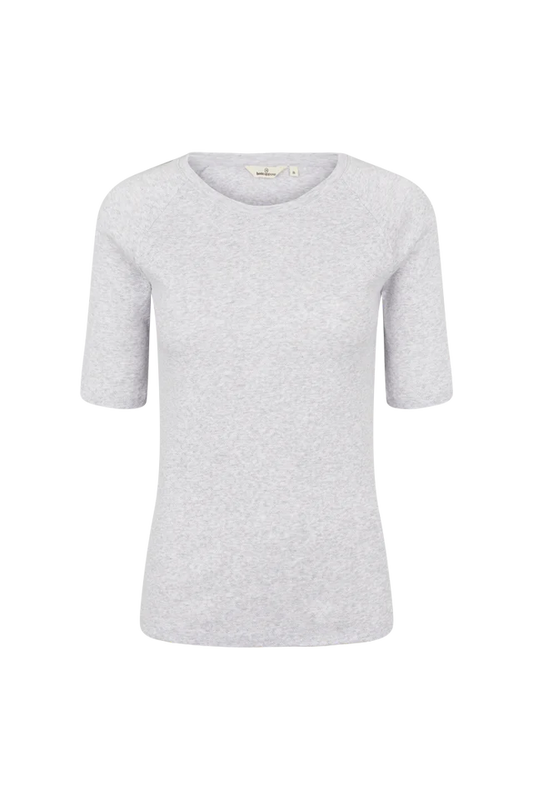 Basic Apparel - Arense Tee, Light Grey Mel.