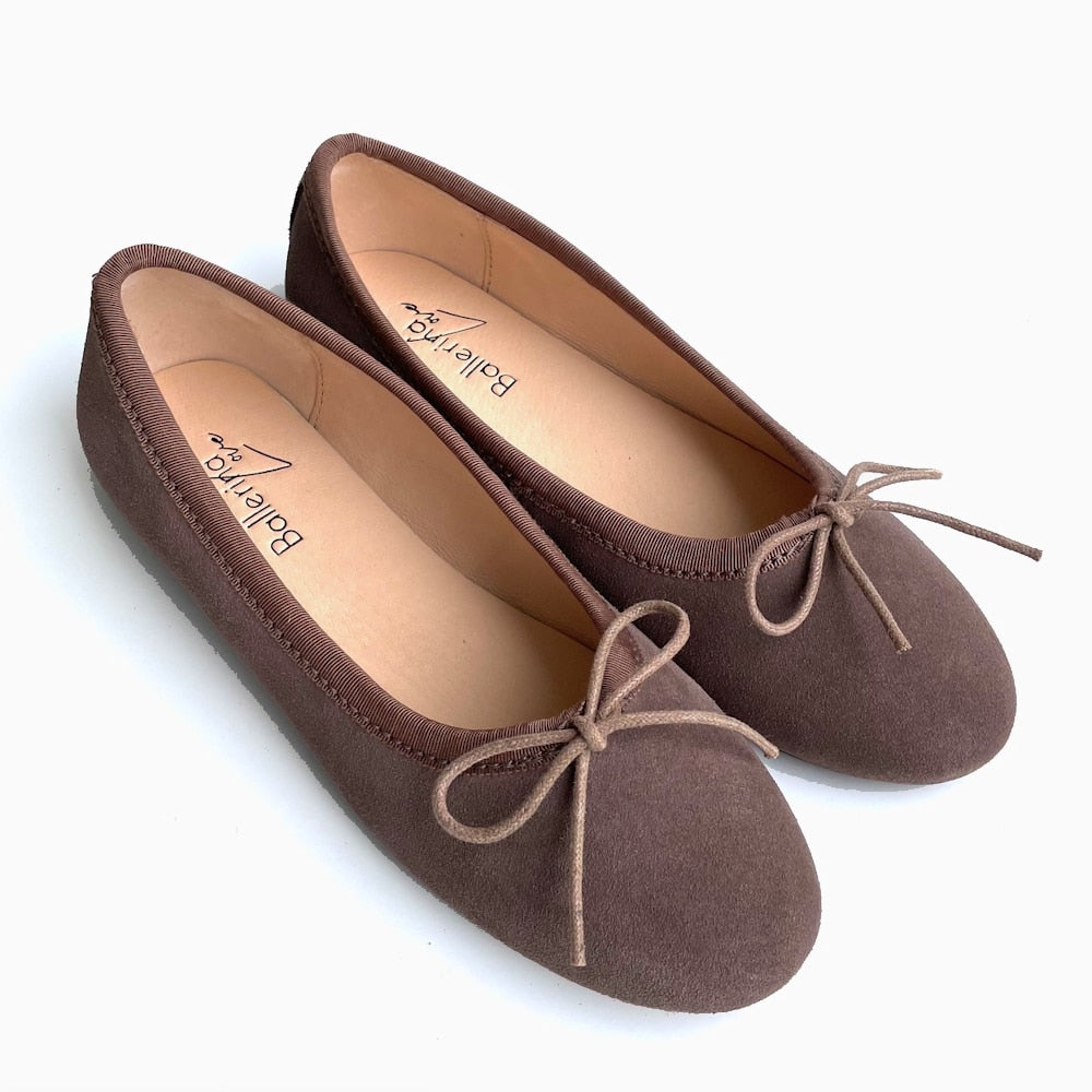 Ballerina love - Ballerina, Taupe Suede