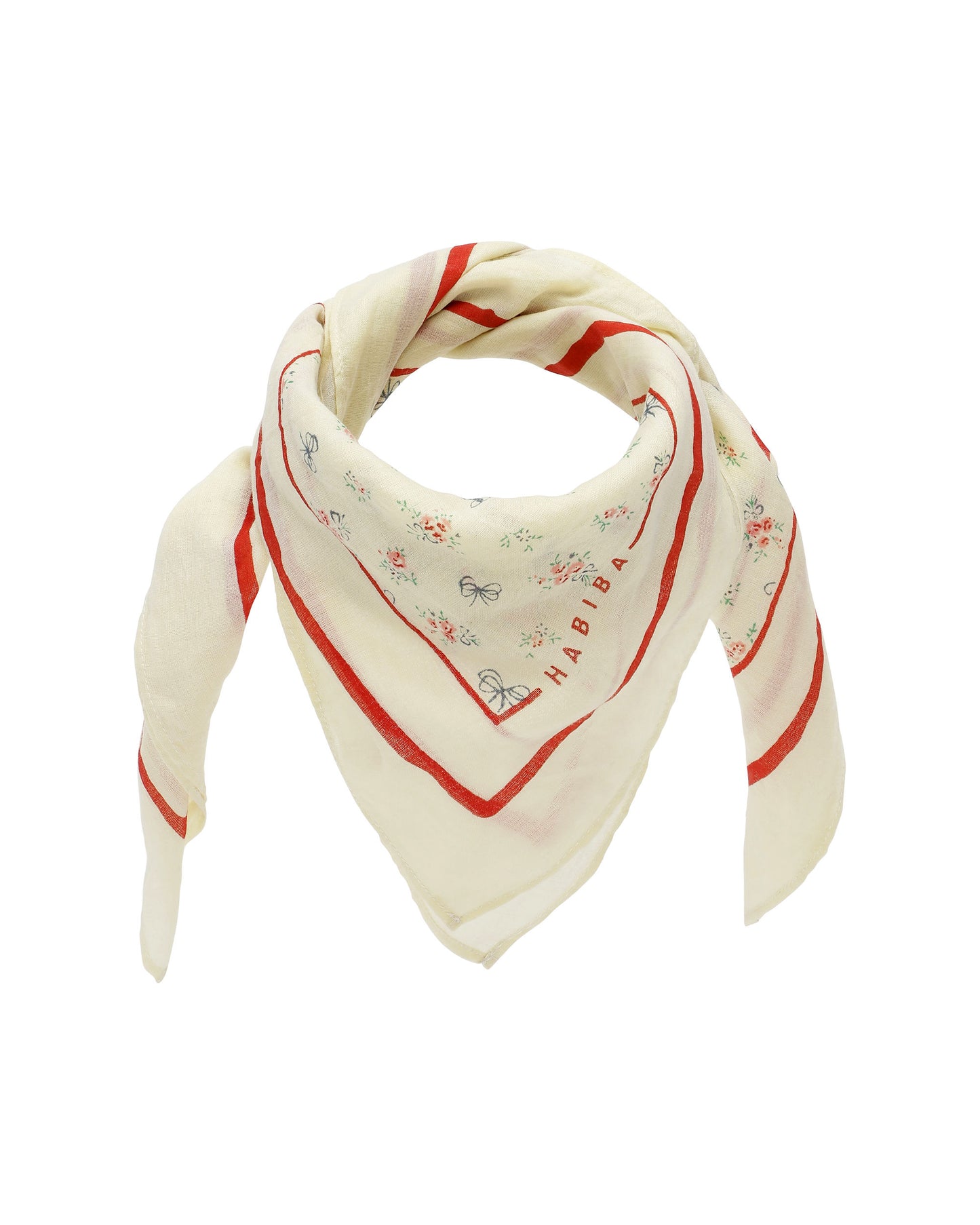 Habiba - Little Bow Bandana, Vanilla