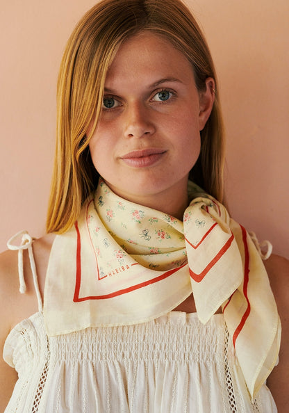 Habiba - Little Bow Bandana, Vanilla