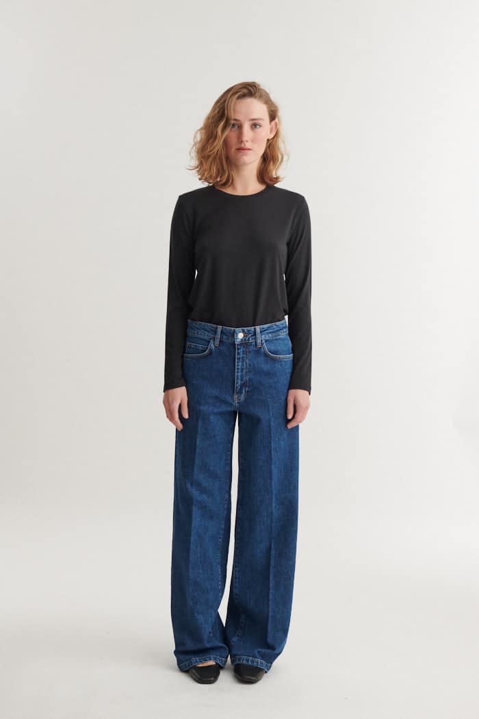 Basic Apparel - Jolanda LS Tee, Black
