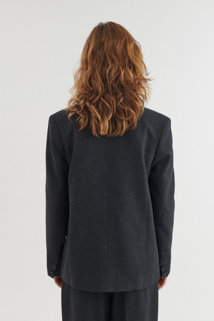Basic Apparel - Radi Blazer, Blackened Pearl/Black