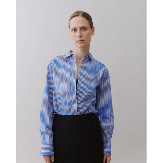 Beta Studios - Nanaki Striped Shirt, Palace Blue