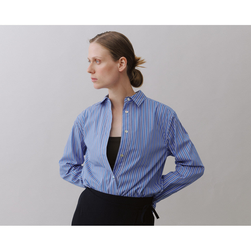 Beta Studios - Nanaki Striped Shirt, Palace Blue