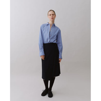 Beta Studios - Nanaki Striped Shirt, Palace Blue