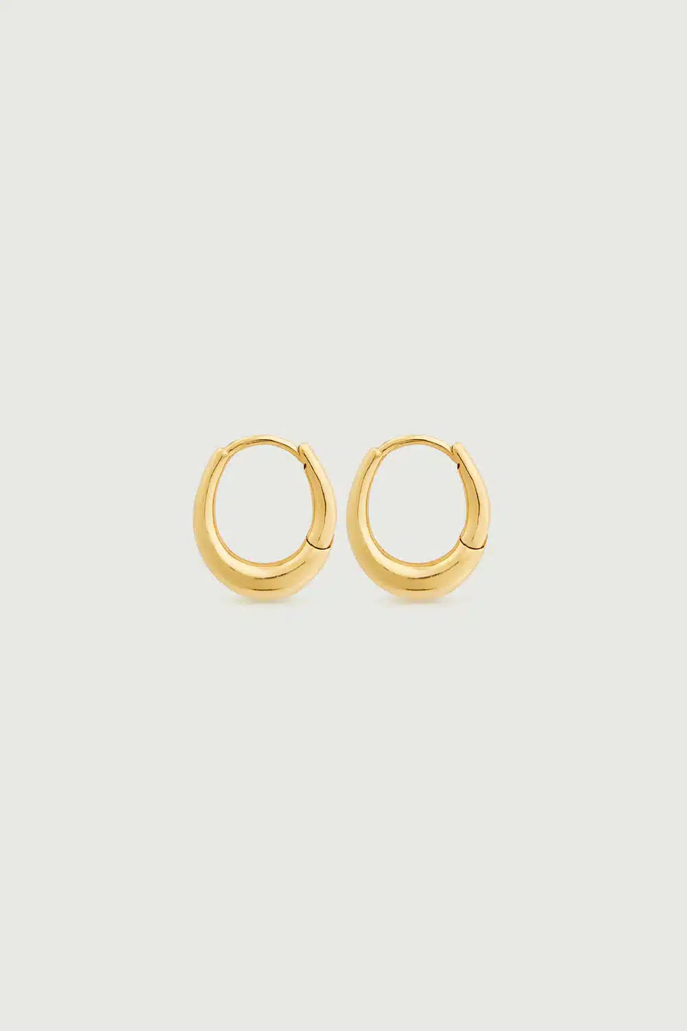 Soeur - Intemporelle Line Small Hoops, Gold