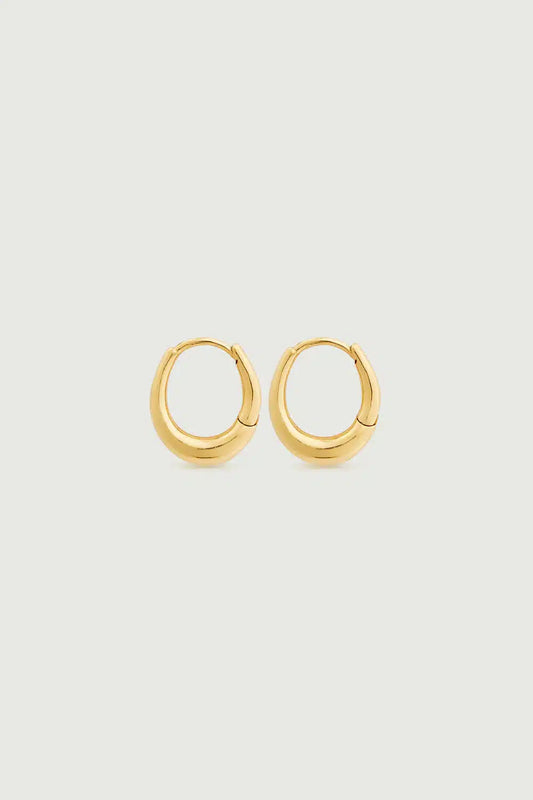 Soeur - Intemporelle Line Small Hoops, Gold