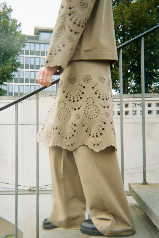Nué Notes - Burbank Skirt, Army
