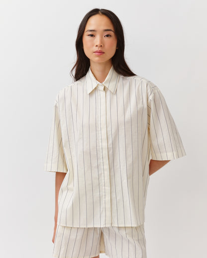 Diega - Cabessa Shirt, Ecru/Blue