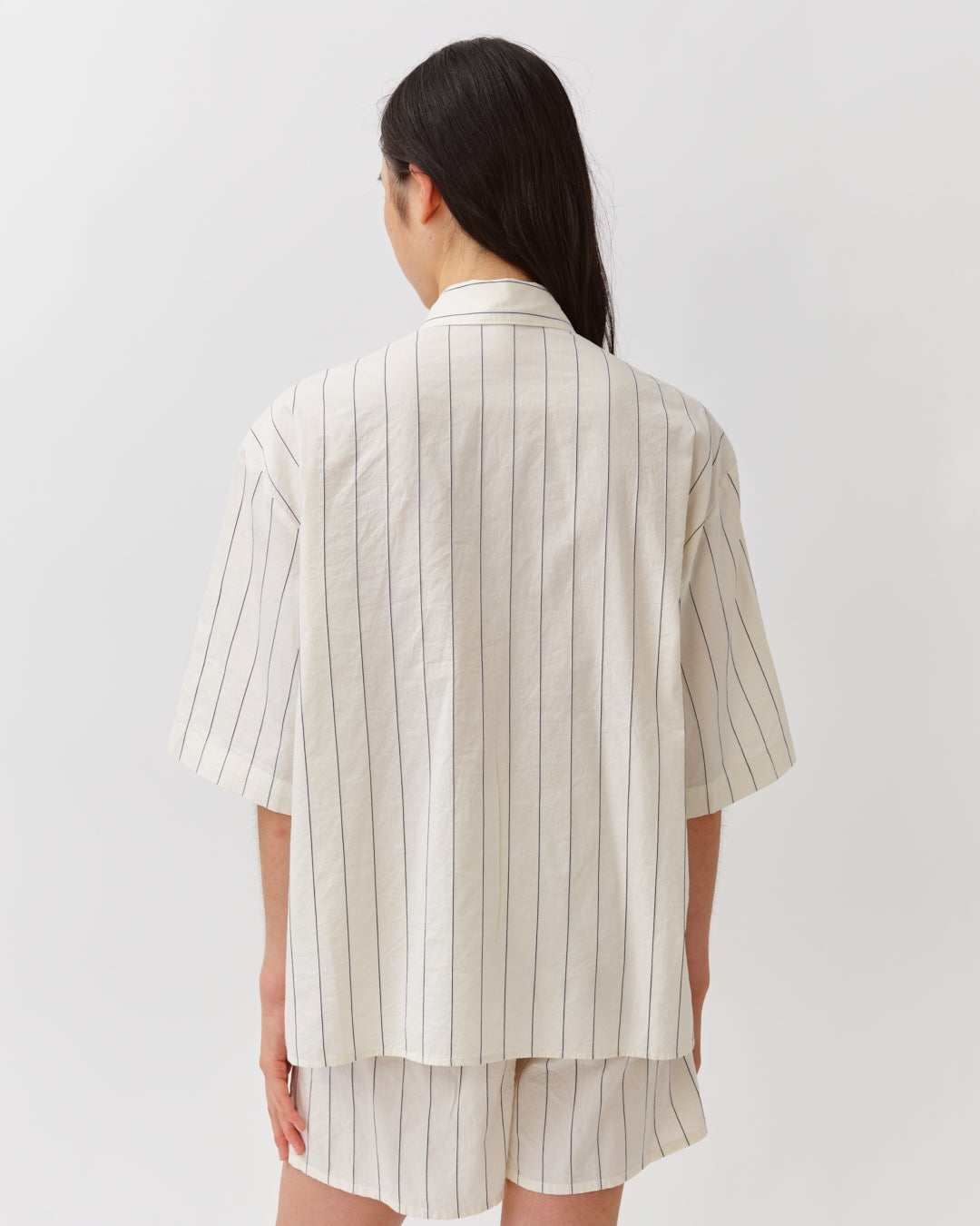 Diega - Cabessa Shirt, Ecru/Blue