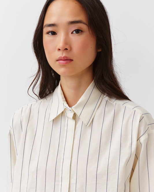 Diega - Cabessa Shirt, Ecru/Blue