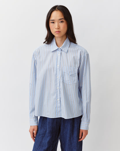 Diega - Carmella Shirt, Blue/Red