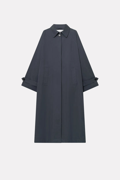MKDT - Caro Half Panama Coat, Dark Navy
