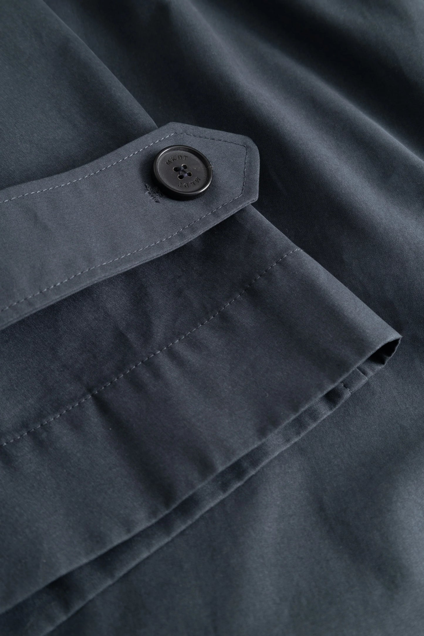 MKDT - Caro Half Panama Coat, Dark Navy
