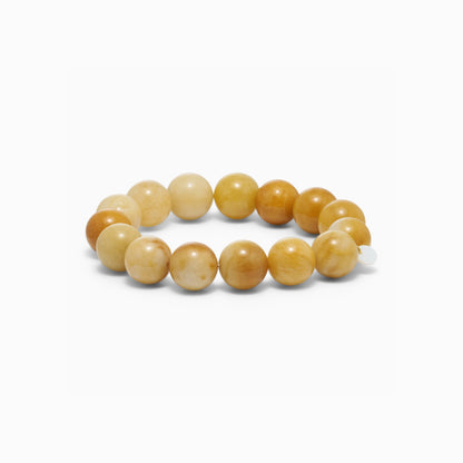 Soï - Chunky Orange Aventurin Stretch Armbånd