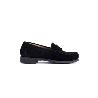 Dico Copenhagen - Loafer Penny Crepe, Suede Black