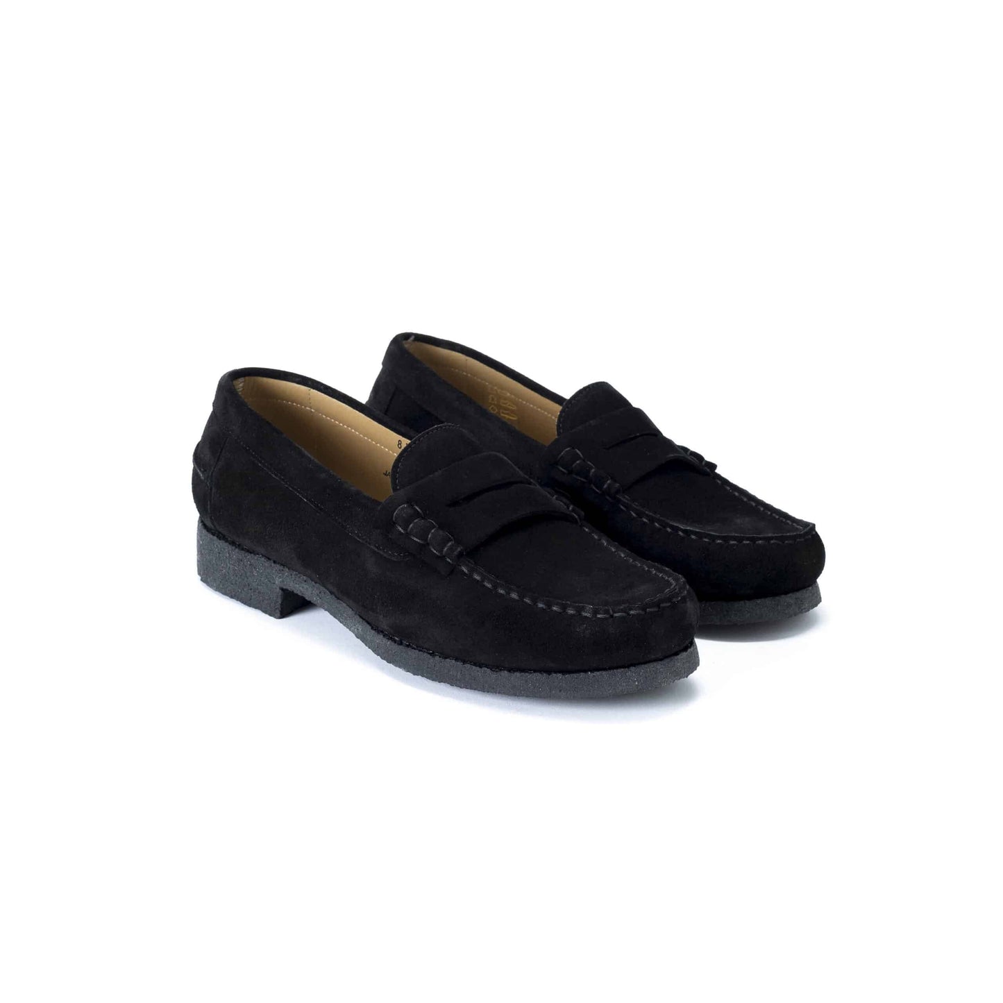 Dico Copenhagen - Loafer Penny Crepe, Suede Black
