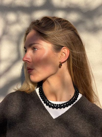 Soï - Hailey Black Onyx Halskæde