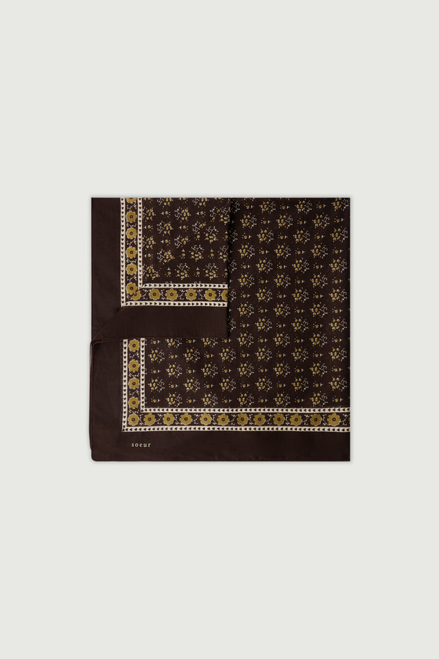 Soeur Paris - Foulard Classiq Scarf, Caramel/Anthracite