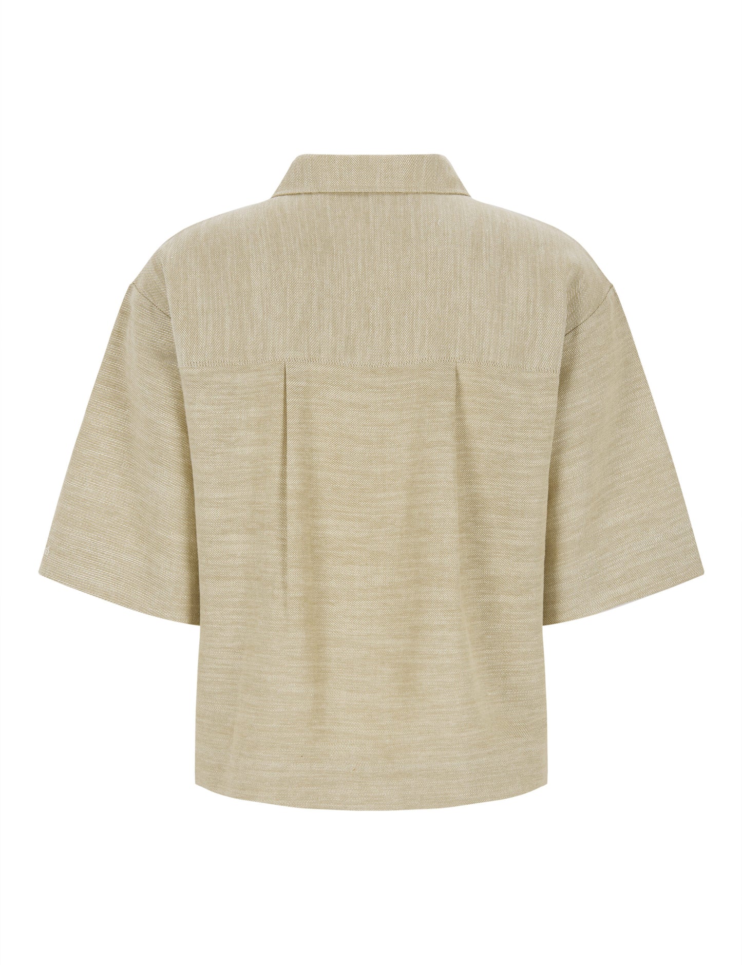 Esmé Studios - ESKaya Boxy Blouse, Brownie Melange