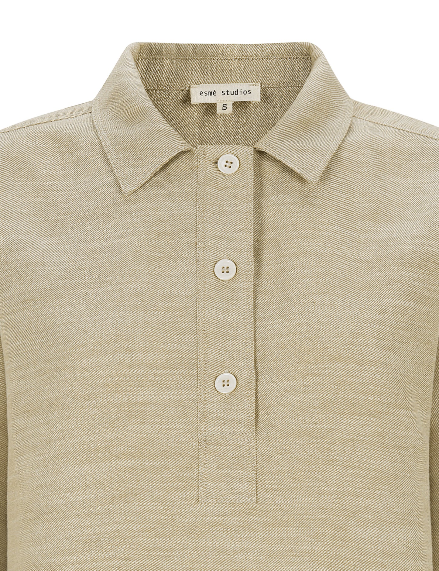 Esmé Studios - ESKaya Boxy Blouse, Brownie Melange
