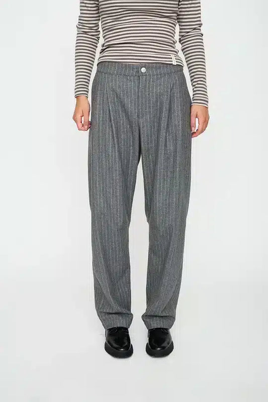 Esmé Studios - ESHera Wool Pants GRS, Gray Melange