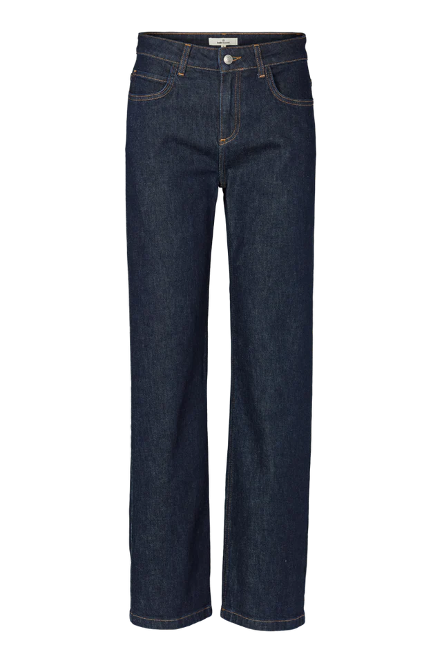 Basic Apparel - Elisa Rinse Wash Jeans, Raw Denim