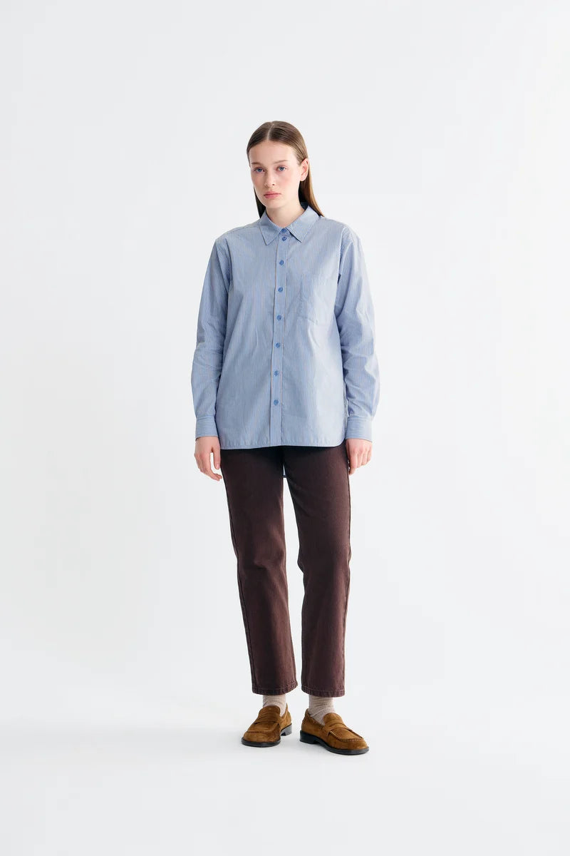 Lovechild 1979 - Elotta Shirt, Blue Heron Stripe
