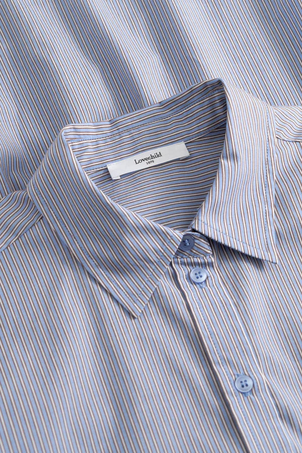 Lovechild 1979 - Elotta Shirt, Blue Heron Stripe