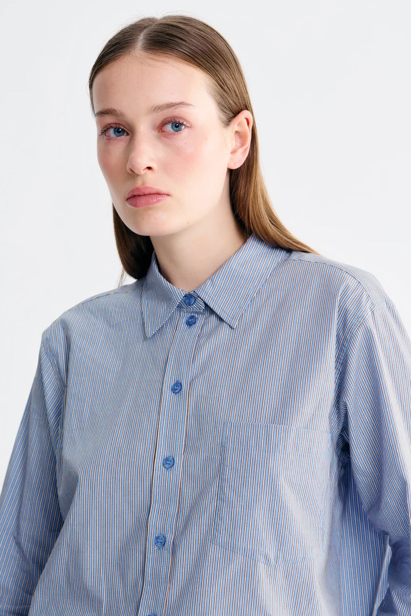 Lovechild 1979 - Elotta Shirt, Blue Heron Stripe