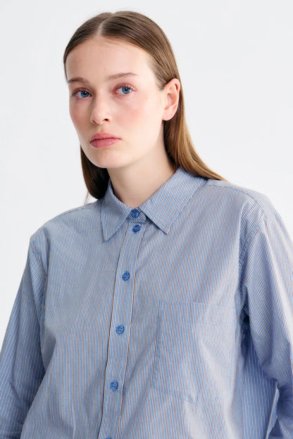 Lovechild 1979 - Elotta Shirt, Blue Heron Stripe