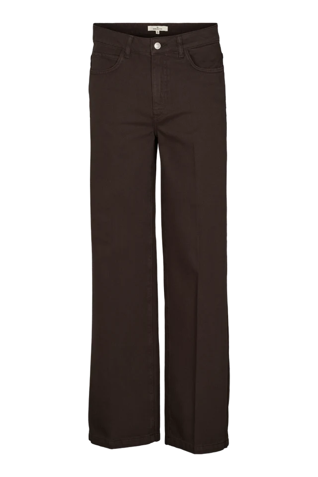 Basic Apperal - Enya Brown Jeans, Chocolate Torte