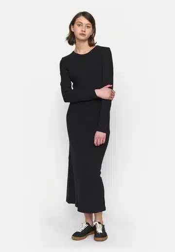 Esmé Studios - ESBlossom LS Dress GOTS, Black