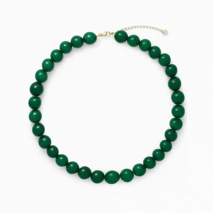 Soï - Faro Grøn Jade Halskæde