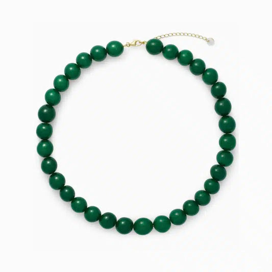 Soï - Faro Grøn Jade Halskæde