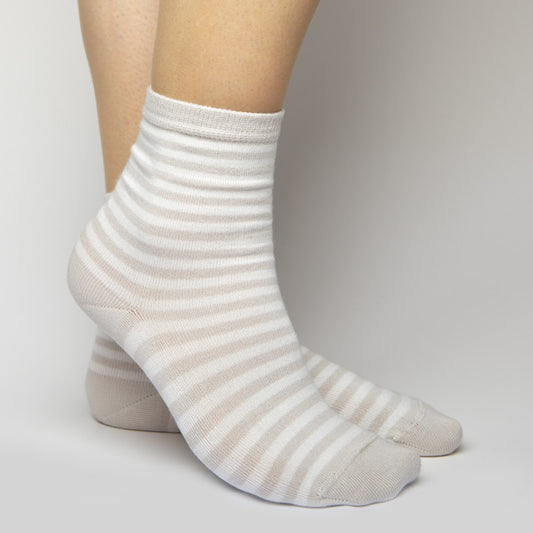 Gorridsen - Mimosa 2-Pack Socks, Light Grey/Ivory