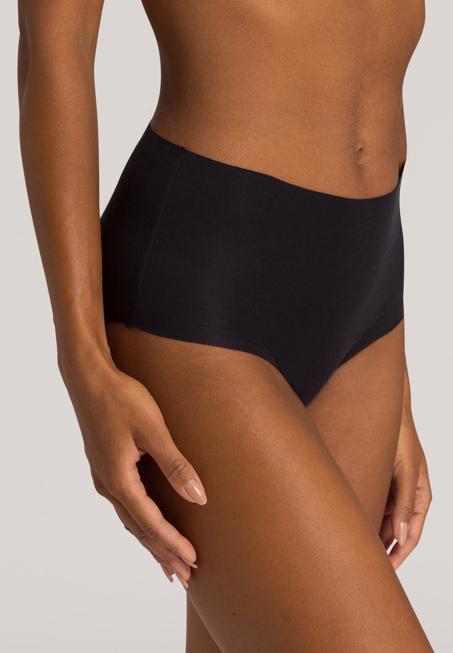 Hanro - Visible Cotton Briefs, Black