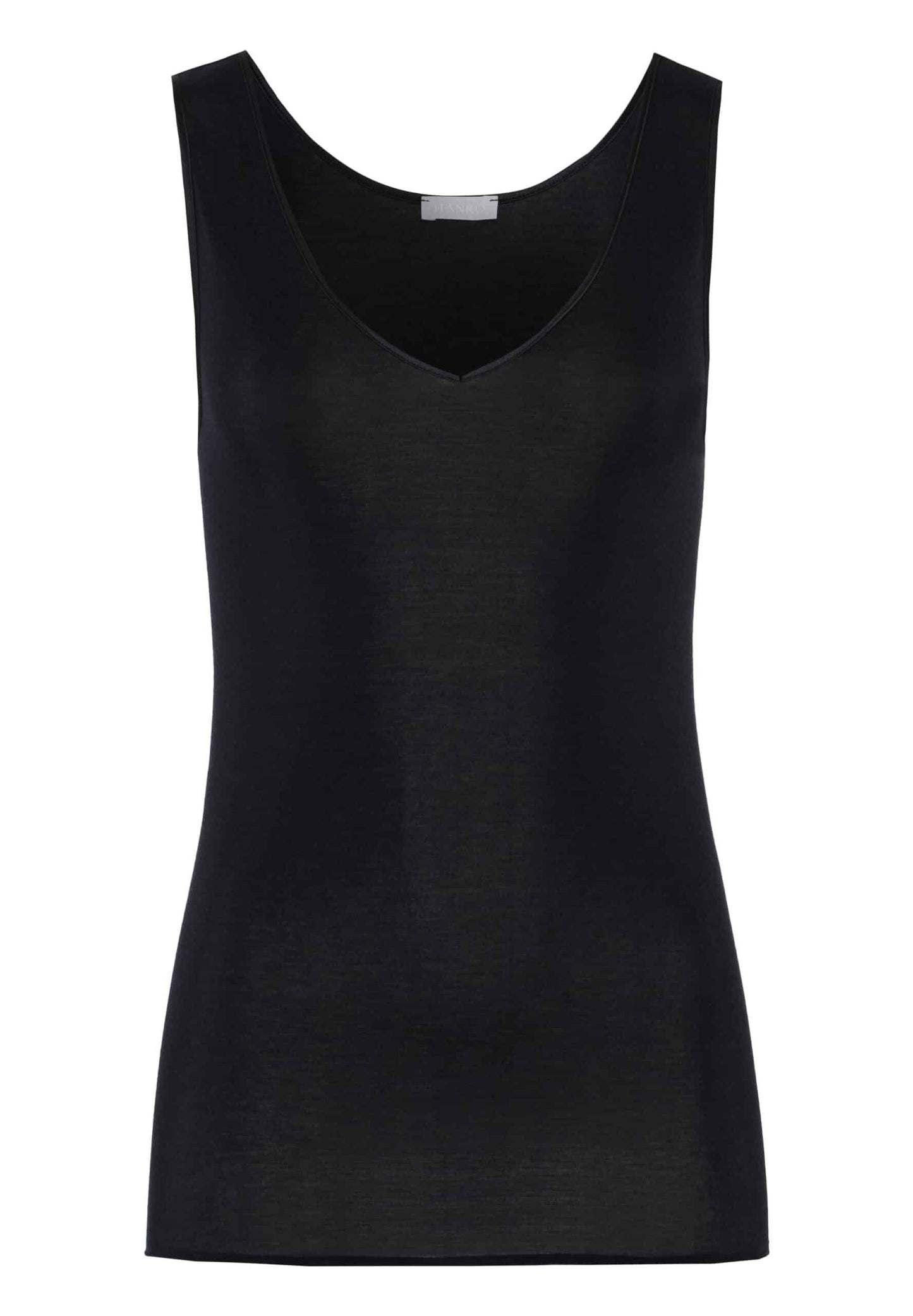 Hanro - V-Neck Tank Cotton, Black
