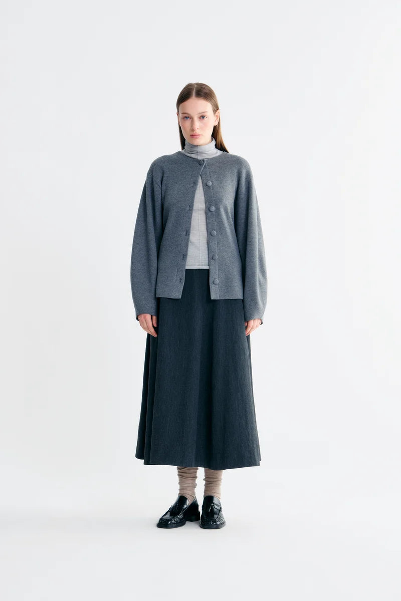 Lovechild 1979 - Hallie Skirt, Grey Stripe